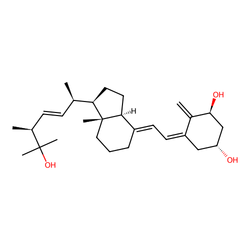 1alpha,25-Dihydroxyvitamin D2 structure