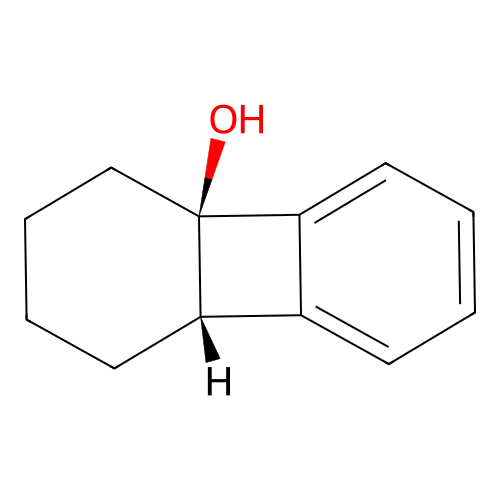 (4aR,8bS)-2,3,4,8b-tetrahydro-1H-biphenylen-4a-ol structure