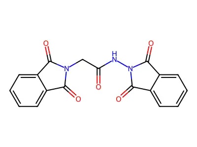 N,2-bis(1,3-dioxoisoindol-2-yl)acetamide structure
