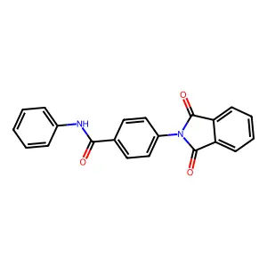 4-(1,3-二氧代异吲哚啉-2-基)-N-苯基苯甲酰胺 structure