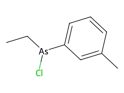 Arsinous chloride, ethyl(3-methylphenyl)- structure