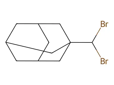 1-Dibromomethyl-adamantane structure