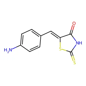 5-(4-Aminobenzylidene)-2-thioxo-1,3-thiazolidin-4-one structure