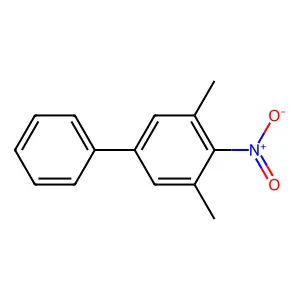 1,1'-Biphenyl, 3,5-dimethyl-4-nitro- structure