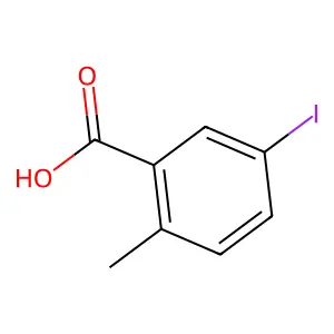 2-Iodo-5-methylbenzoic acid structure