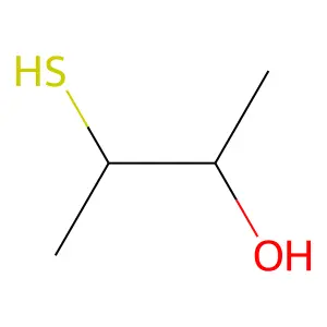2-Mercapto-3-butanol structure