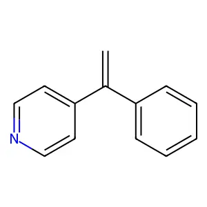 4-(1-Phenylethenyl)pyridine structure