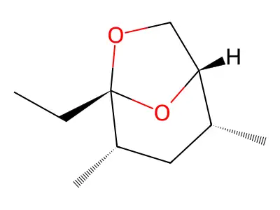 5-Ethyl-2,4-dimethyl-6,8-dioxabicyclo[3.2.1]octane structure
