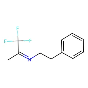 Benzeneethanamine, N-(2,2,2-trifluoro-1-methylethylidene)- structure