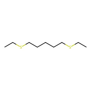 Pentane, 1,5-bis(ethylthio)- structure