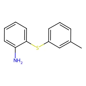 o-(m-Tolylmercapto)aniline structure