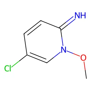 2(1H)-Pyridinimine, 5-chloro-1-methoxy- structure