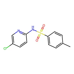 N-(5-chloropyridin-2-yl)-4-methylbenzenesulfonamide structure
