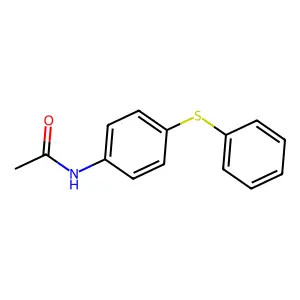 Acetamide, N-(4-(phenylthio)phenyl)- structure