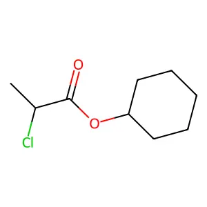 Cyclohexyl 2-chloropropanoate structure