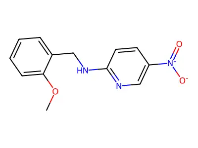 N-[(2-methoxyphenyl)methyl]-5-nitropyridin-2-amine structure