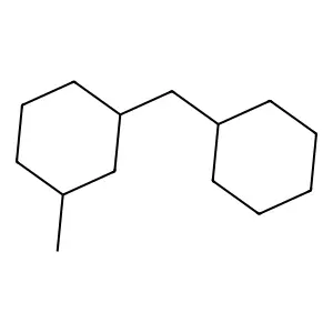 Cyclohexane, 1-(cyclohexylmethyl)-3-methyl-, cis- structure