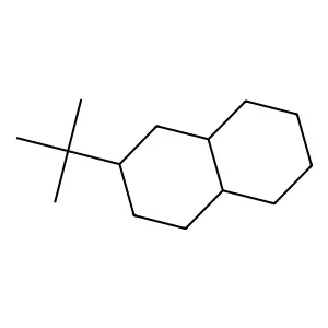 2-tert-Butyldecahydronaphthalene structure