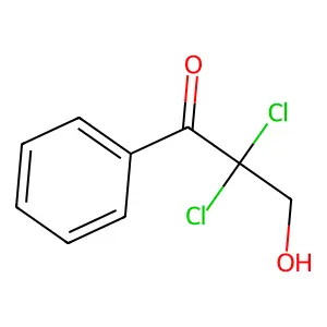 1-Propanone, 2,2-dichloro-3-hydroxy-1-phenyl- structure