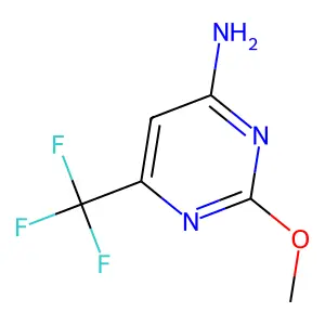 2-Methoxy-6-trifluoromethyl-4-pyrimidinamine structure