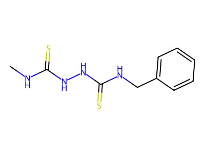 1-Benzyl-3-(methylcarbamothioylamino)thiourea structure