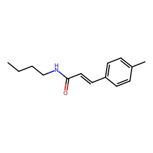 N-Butyl-3-(4-methylphenyl)propenamide structure