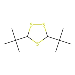 3,5-Ditert-butyl-1,2,4-trithiolane structure