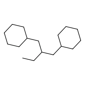 Cyclohexane, 1,1'-(2-ethyl-1,3-propanediyl)bis- structure