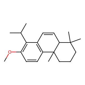 14-Isopropyl-13-methoxypodocarpa-6,8,11,13-tetraene structure