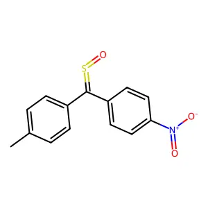 1-Methyl-4-[(4-nitrophenyl)-sulfinylmethyl]benzene structure