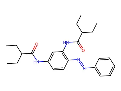 Butanamide, N,N'-[4-(phenylazo)-1,3-phenylene]bis[2-ethyl-(9CI) structure