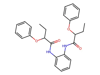 2-phenoxy-N-[2-(2-phenoxybutanoylamino)phenyl]butanamide structure