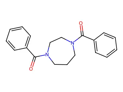 1,4-Dibenzoyl-1,4-diazepane structure