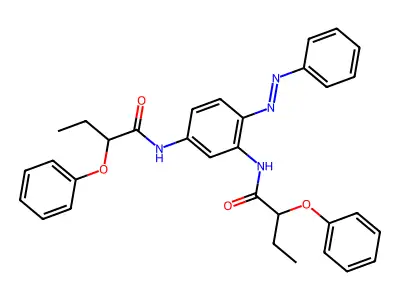 Butanamide, N,N'-[4-(phenylazo)-1,3-phenylene]bis[2-phenoxy-(9CI) structure