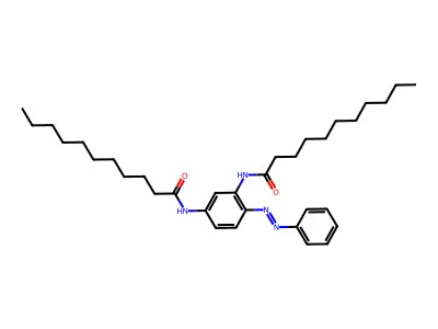 Undecanamide, N,N'-[4-(phenylazo)-1,3-phenylene]bis-(9CI) structure