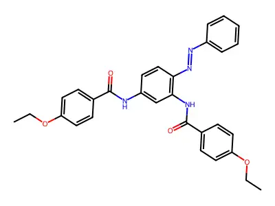 Benzamide, N,N'-[4-(phenylazo)-1,3-phenylene]bis[4-ethoxy-(9CI) structure