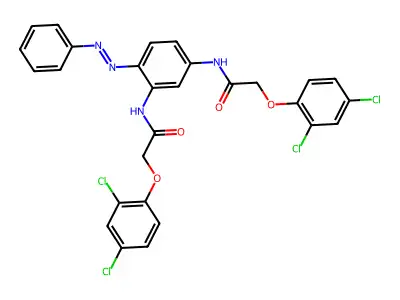 Acetamide, N,N'-[4-(phenylazo)-1,3-phenylene]bis[2-(2,4-dichlorophenoxy)-(9CI) structure