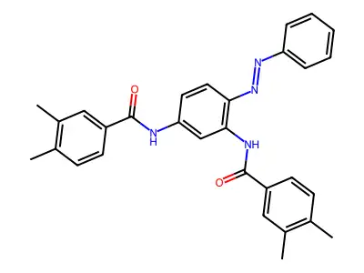 Benzamide, N,N'-[4-(phenylazo)-1,3-phenylene]bis[3,4-dimethyl-(9CI) structure