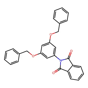 2-[3,5-Bis(phenylmethoxy)phenyl]isoindole-1,3-dione structure