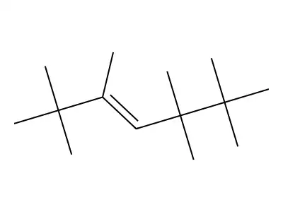 2,2,3,5,5,6,6-Heptamethyl-hept-3-ene structure
