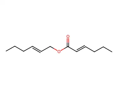 Hex-2-enyl hex-2-enoate structure