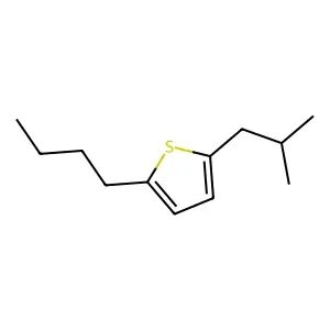 2-Butyl-5-isobutylthiophene structure