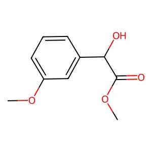 Methyl 2-hydroxy-2-(3-methoxyphenyl)acetate structure