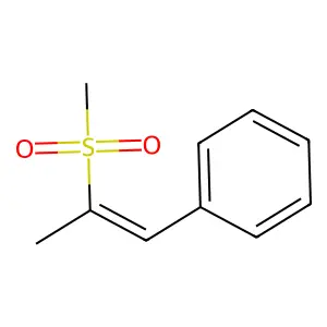 (2-Methylsulfonyl-1-propenyl)benzene structure