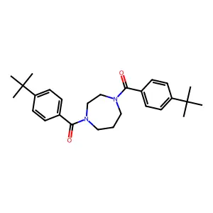 1,4-Bis(4-tert-butylbenzoyl)-1,4-diazepane structure