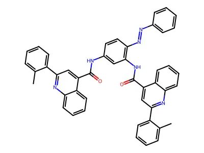 4-Quinolinecarboxamide, N,N'-[4-(phenylazo)-1,3-phenylene]bis[2-(2-methylphenyl)- (9CI) structure