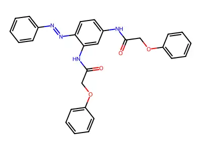 Acetamide, N,N'-[4-(phenylazo)-1,3-phenylene]bis[2-phenoxy-(9CI) structure