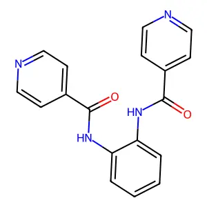 N-[2-(isonicotinoylamino)phenyl]isonicotinamide structure