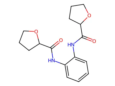 N-[2-(oxolane-2-carbonylamino)phenyl]oxolane-2-carboxamide structure