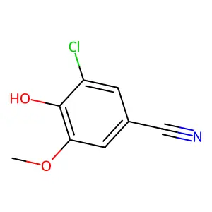 3-Chloro-4-hydroxy-5-methoxybenzonitrile structure